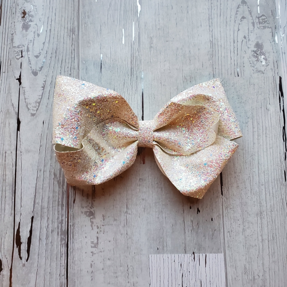 Large glittery Jojo bow